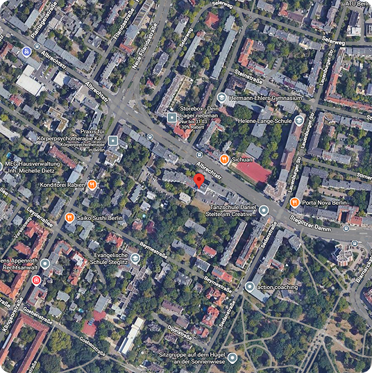Ubicación y accesibilidad en Berlin-Steglitz